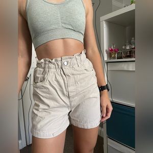 Beige shorts